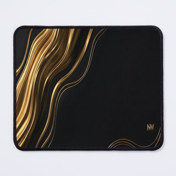 Item preview, Sovereign Matrix NW - Premium 3D Liquid Gold & Obsidian Luxury Art designed and sold by Nafas Wing.