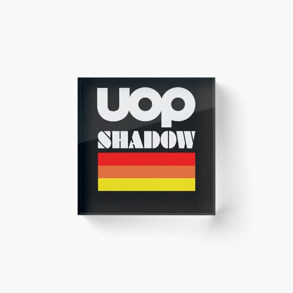Item preview, UOP Shadow retro Can Am and F1 block logo   designed and sold by Memes-for-all.