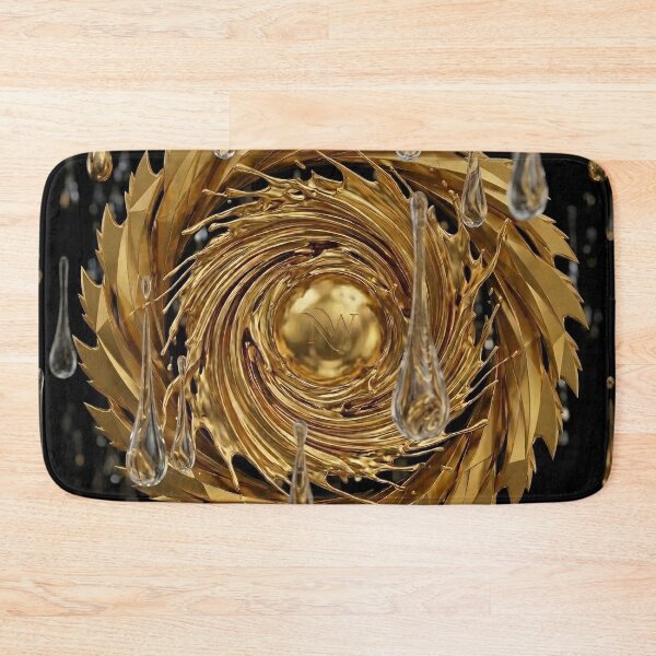 Item preview, Sovereign Matrix NW - Premium 3D Liquid Gold & Obsidian Luxury Art designed and sold by Nafas Wing.