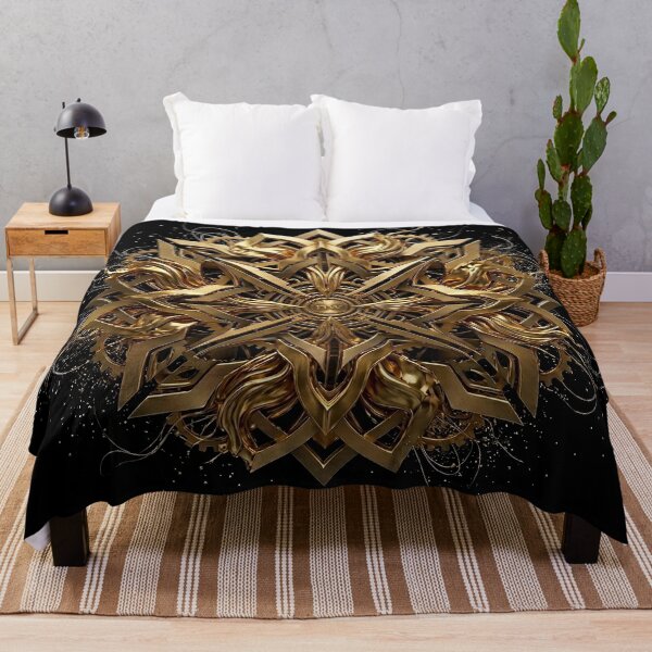 Item preview, Sovereign Matrix NW - Premium 3D Liquid Gold & Obsidian Luxury Art designed and sold by Nafas Wing.