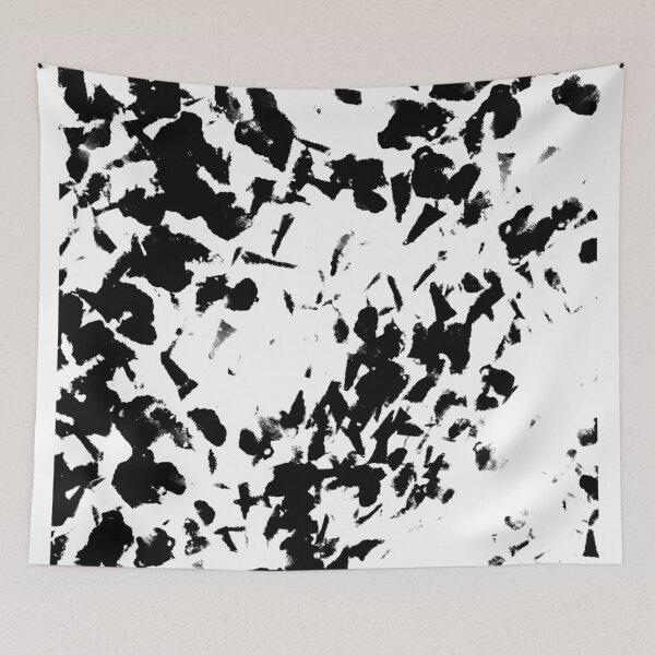 Item preview, Bold Monochrome Ink Splatter Abstract Texture designed and sold by Chunac.