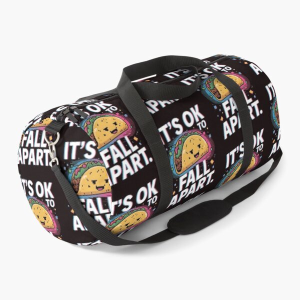 Item preview, It's Ok to Fall Apart Taco – Funny Self Care Taco Design designed and sold by Redgiant87x.