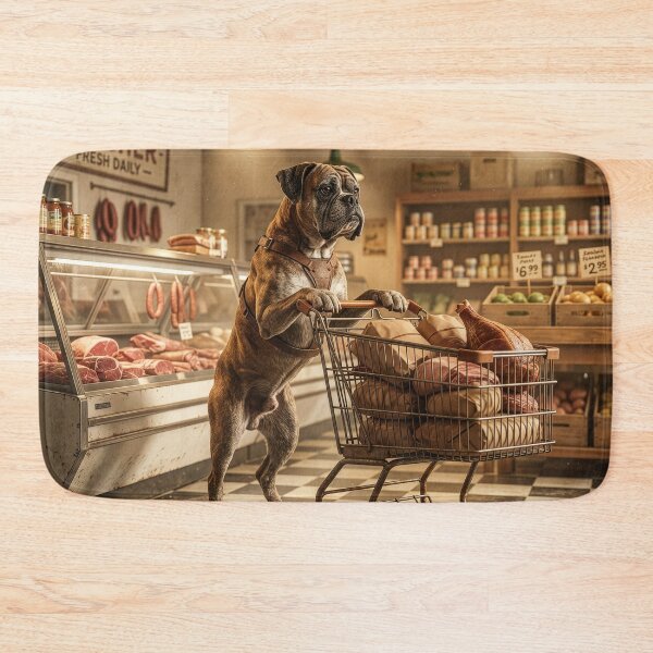 Item preview, Boxer Visits the Butcher designed and sold by Tridentulus.