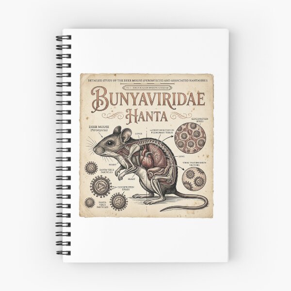 Item preview, Hantavirus Vintage Medical Rodent Diagram designed and sold by DuckOddity.