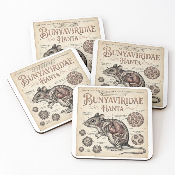 Item preview, Hantavirus Vintage Medical Rodent Diagram designed and sold by DuckOddity.