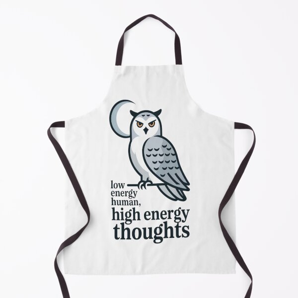 Item preview, Snowy Owl Low Energy Human High Energy Thoughts Exotic Bird Lover Gift designed and sold by Max Store.