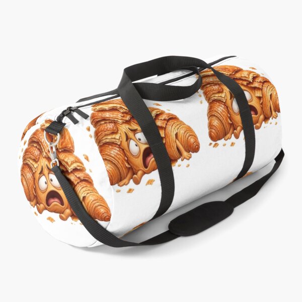 Item preview, Shocked Cartoon Croissant Funny Food Character designed and sold by jgvisualarts.