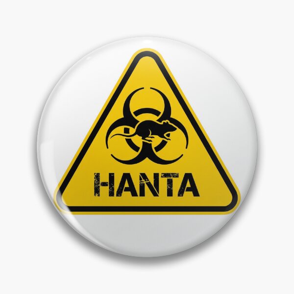 Item preview, Hanta Virus Warning Biohazard Sign designed and sold by DuckOddity.