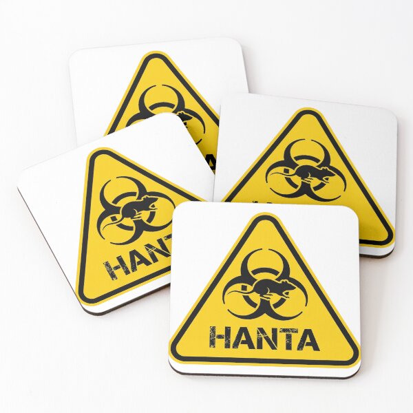 Item preview, Hanta Virus Warning Biohazard Sign designed and sold by DuckOddity.