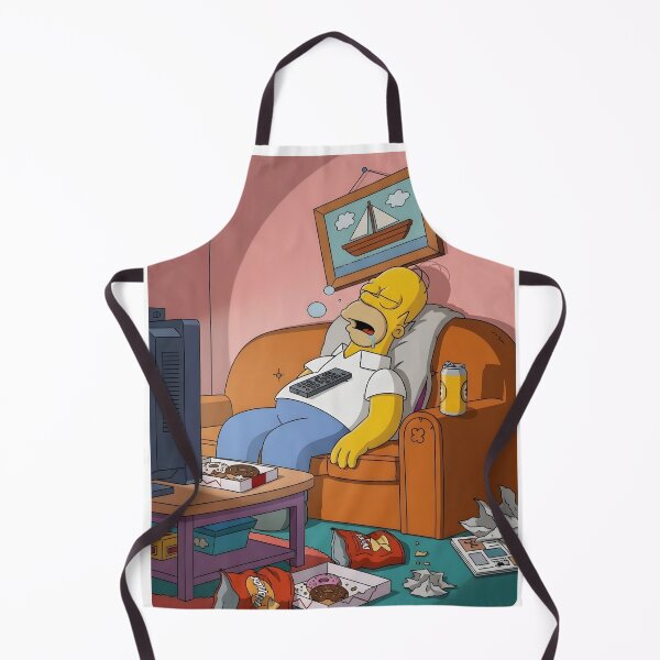 Item preview, Homer sleeping on the couch designed and sold by DohLab.