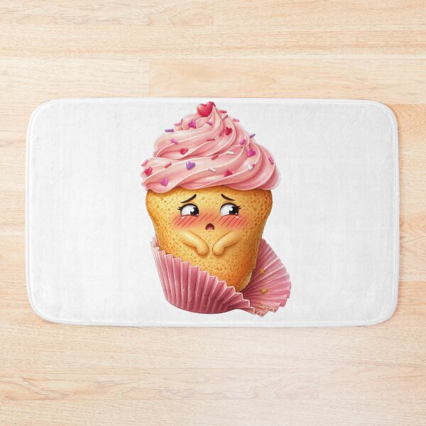 Item preview, Sad Cupcake Cute Kawaii Dessert Character designed and sold by jgvisualarts.