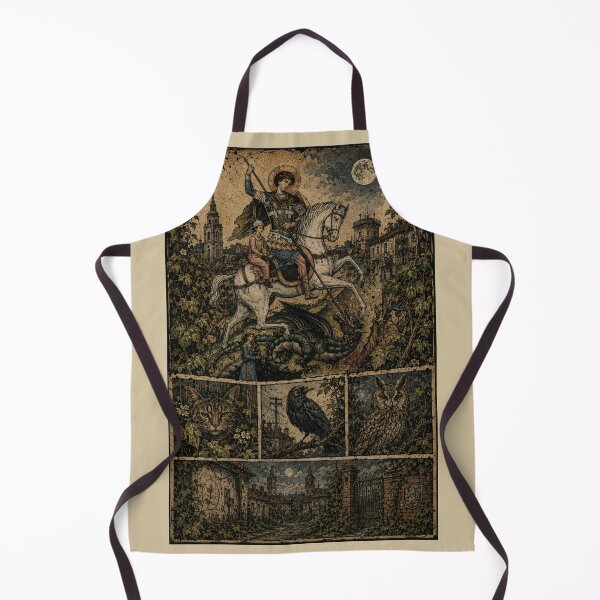 Item preview, Saint George of Sombor | Wearable Identity Urban Folk designed and sold by InnerwayStudio.