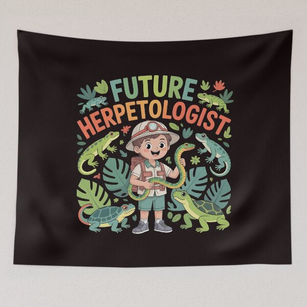 Item preview, Future Herpetologist Shirt Kids – Cute Reptile Lover Design for Young Scientists designed and sold by Redgiant87x.