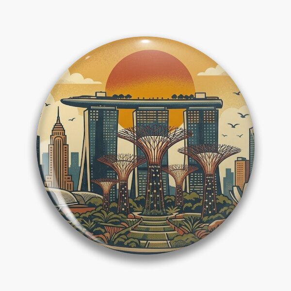 Item preview, Singapore Vintage Retro Travel Design designed and sold by MIArt Studio.