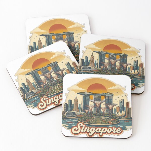 Item preview, Singapore Vintage Retro Travel Design designed and sold by MIArt Studio.