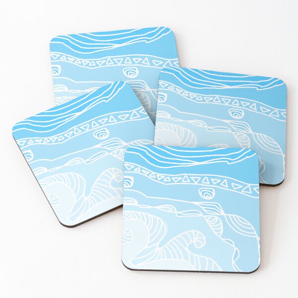 Item preview, light blue zen doodle designed and sold by MoonlightCorp.