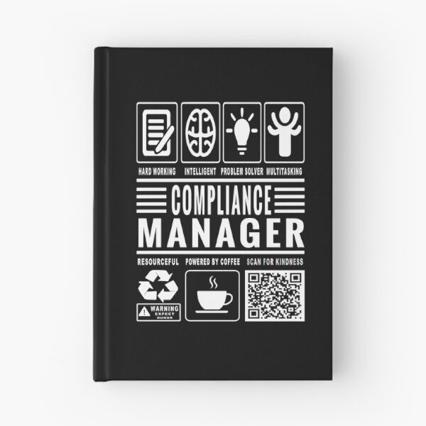 Item preview, Funny Compliance Manager Job Description Icons QR Code designed and sold by MerchMaxxing.