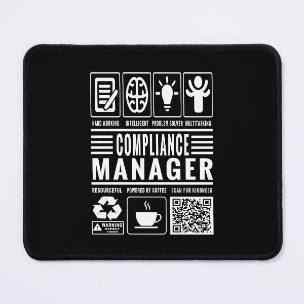 Item preview, Funny Compliance Manager Job Description Icons QR Code designed and sold by MerchMaxxing.
