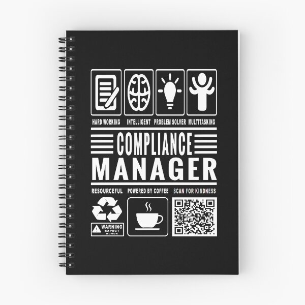 Item preview, Funny Compliance Manager Job Description Icons QR Code designed and sold by MerchMaxxing.