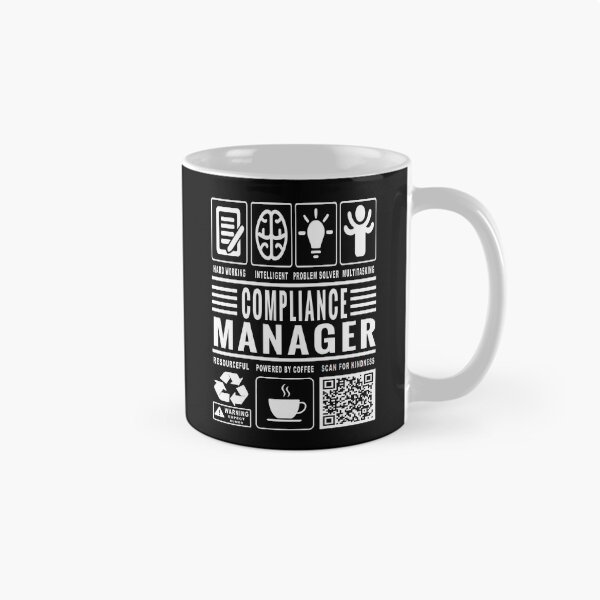 Item preview, Funny Compliance Manager Job Description Icons QR Code designed and sold by MerchMaxxing.