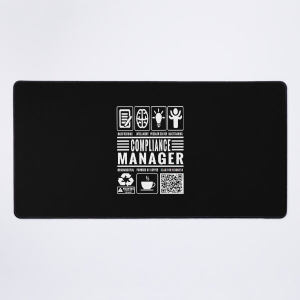 Item preview, Funny Compliance Manager Job Description Icons QR Code designed and sold by MerchMaxxing.