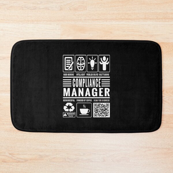 Item preview, Funny Compliance Manager Job Description Icons QR Code designed and sold by MerchMaxxing.