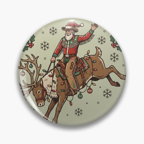 Item preview, Holiday Hoedown Cowboy Santa Christmas Funny Western Rodeo Holiday designed and sold by Milasneeze.