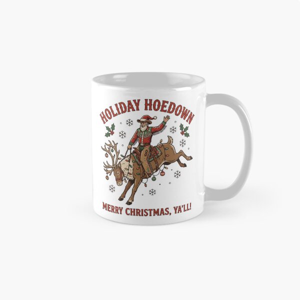 Item preview, Holiday Hoedown Cowboy Santa Christmas Funny Western Rodeo Holiday designed and sold by Milasneeze.