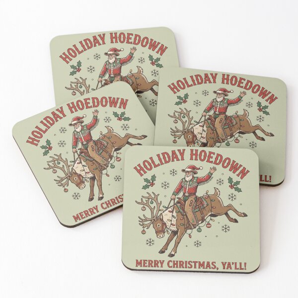 Item preview, Holiday Hoedown Cowboy Santa Christmas Funny Western Rodeo Holiday designed and sold by Milasneeze.