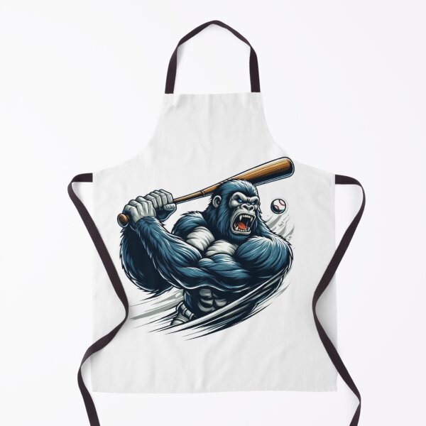 Item preview, Baseball Gorilla – Powerful Sports Animal Art designed and sold by Dogandesighn.
