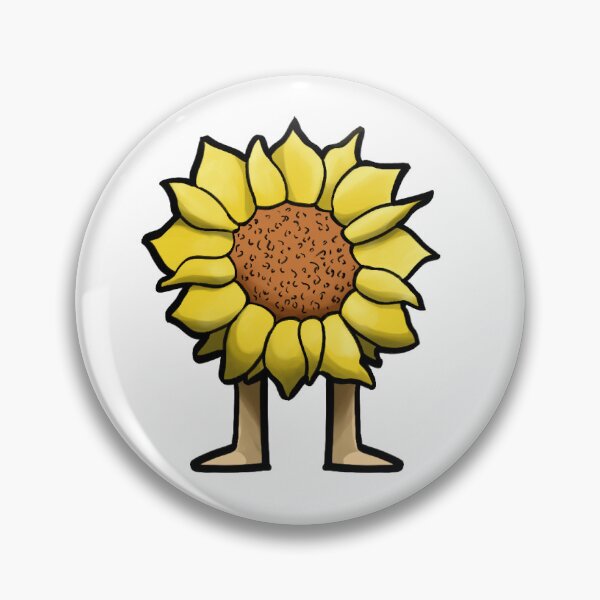 Item preview, Sunflower With NO Hands but Legs Funny Sticker Sticker designed and sold by PlantEmpire.