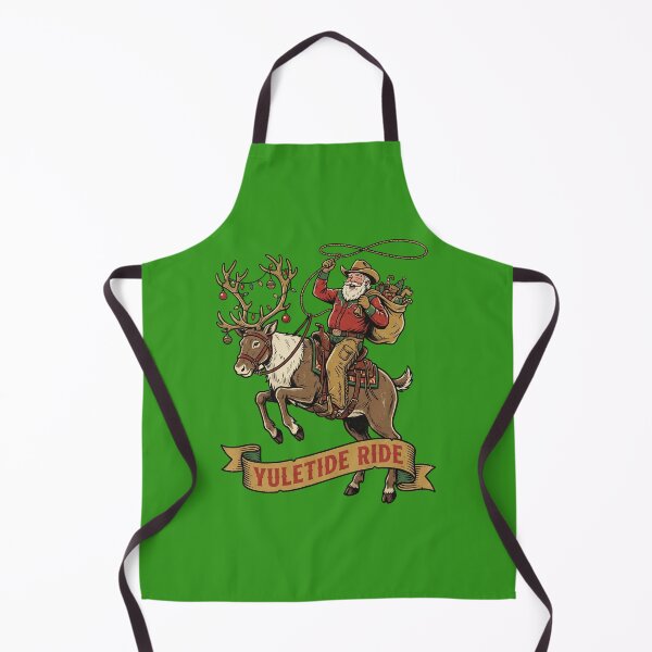 Item preview, Yuletide Ride Santa Western Rodeo Holiday designed and sold by Milasneeze.