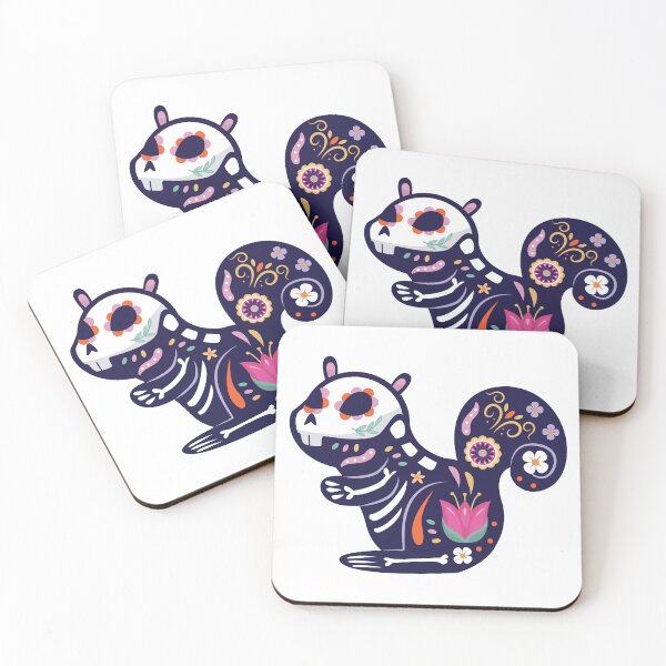Item preview, Day of the Dead Skeleton Squirrel designed and sold by the-craft-shop.