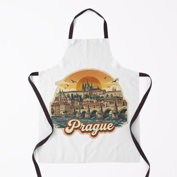 Item preview, Prague Vintage Retro Travel Design designed and sold by MIArt Studio.