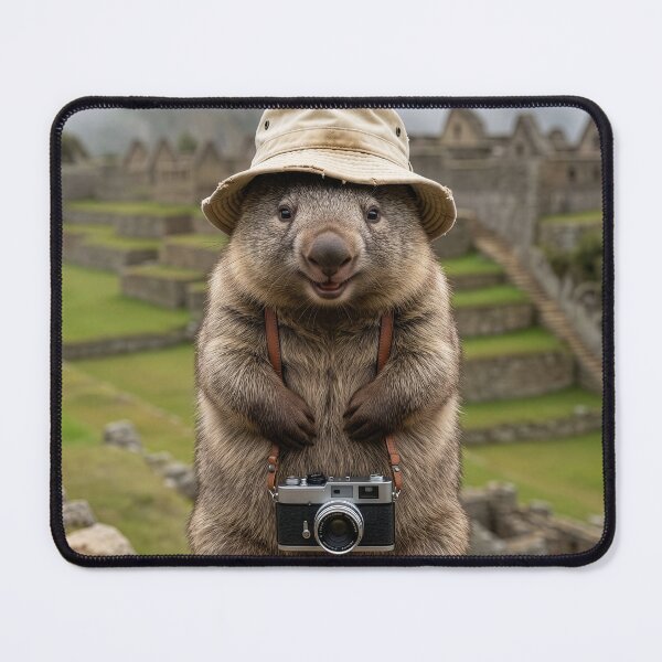 Item preview, Wombat Visits Machu Picchu designed and sold by Tridentulus.