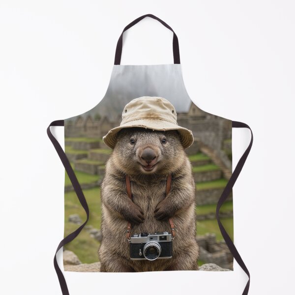 Item preview, Wombat Visits Machu Picchu designed and sold by Tridentulus.