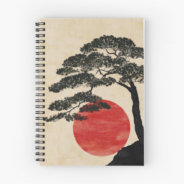 Item preview, Japanese Bonsai - Japandi Ukiyo e Painting designed and sold by KJNihonDesigner.