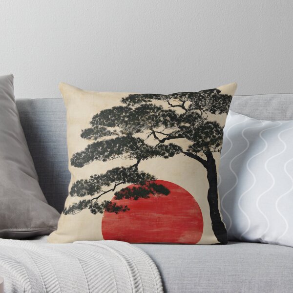 Item preview, Japanese Bonsai - Japandi Ukiyo e Painting designed and sold by KJNihonDesigner.