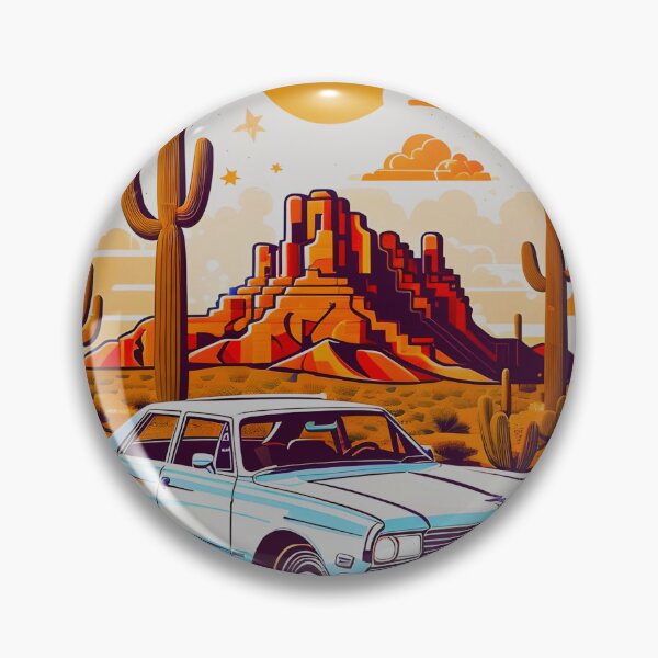 Item preview, Arizona Desert Sunset Vintage Lowrider Car Retro Southwest Graphic T-Shirt designed and sold by ArhaanFashions.