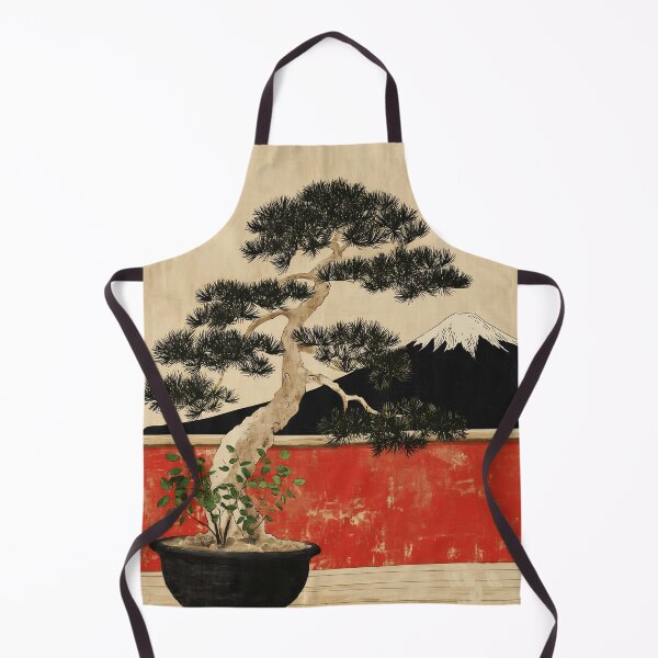 Item preview, Japanese Bonsai - Japandi Ukiyo e Painting designed and sold by KJNihonDesigner.