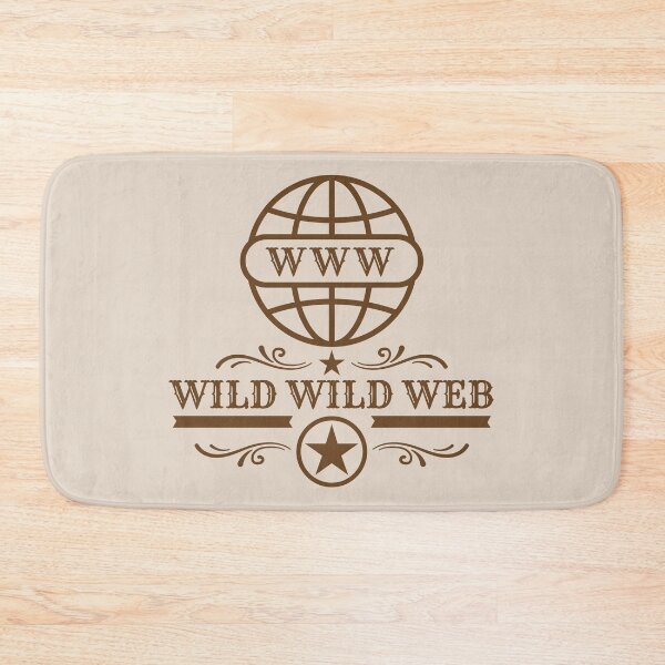 Item preview, Wild Wild Web Funny Internet Globe Retro Tech Humor Design designed and sold by WordPlayStudio.