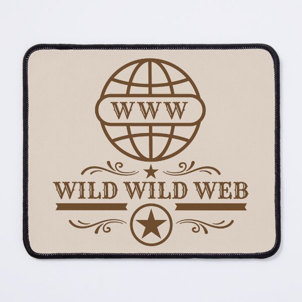 Item preview, Wild Wild Web Funny Internet Globe Retro Tech Humor Design designed and sold by WordPlayStudio.