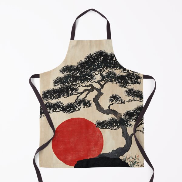 Item preview, Japanese Bonsai - Japandi Ukiyo e Painting designed and sold by KJNihonDesigner.