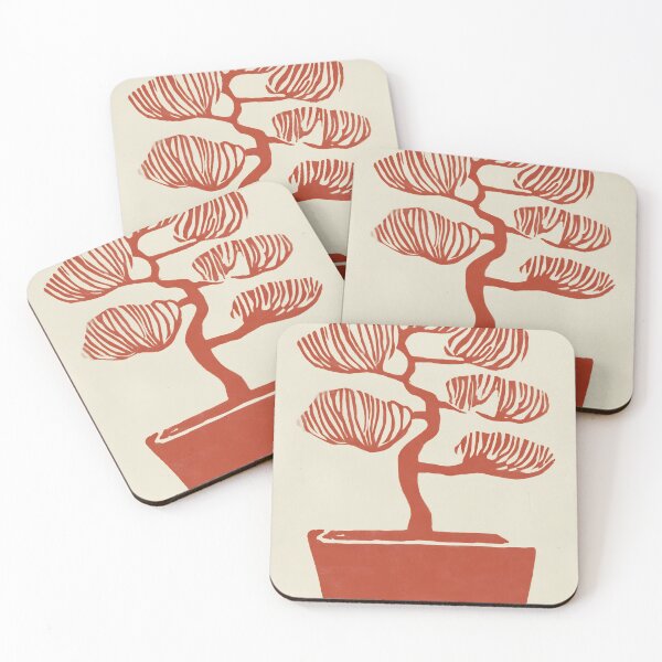 Item preview, Japanese Bonsai - Japandi Ukiyo e Painting designed and sold by KJNihonDesigner.