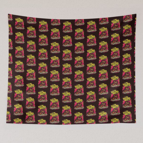 Item preview, I AM YELLING WHY?! Funny Angry Cat Keyboard Meme Shirt | Chaotic Gamer designed and sold by Cree8if.