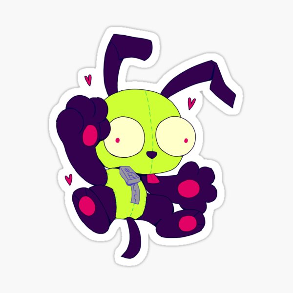 Item preview, INVADER ZIM - Gir designed and sold by desmormos.