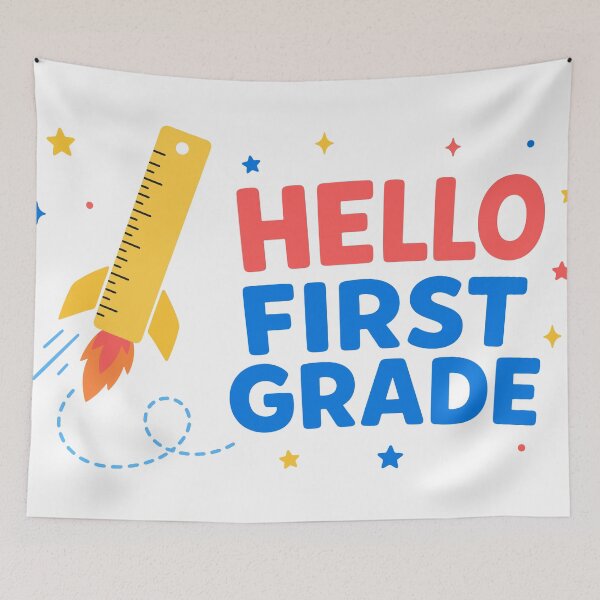Item preview, Hello First Grade designed and sold by xmoudx.