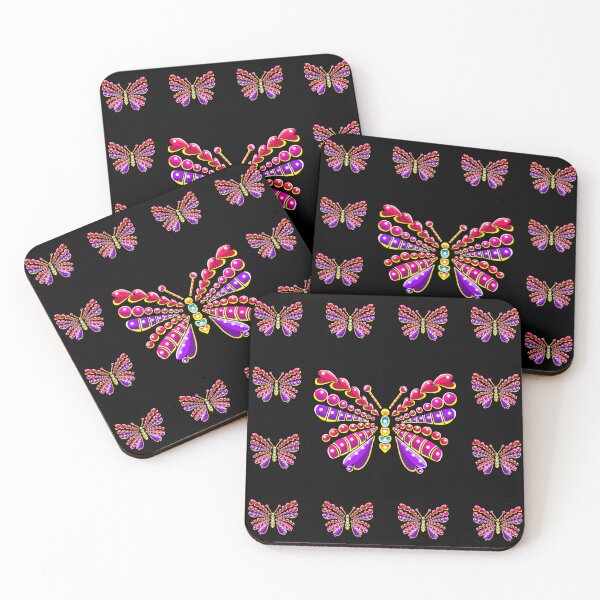 Item preview, Neon Butterfly Pattern designed and sold by MMjs826.
