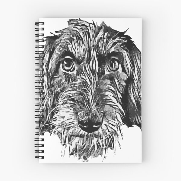 Item preview, Wire-haired dachshund head designed and sold by dackelfieber.