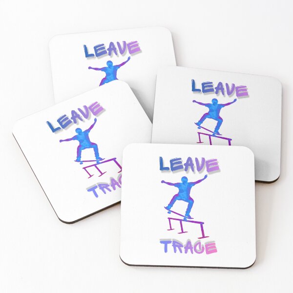 Item preview, Leave Trace Skateboarding Logo designed and sold by logowannawear.